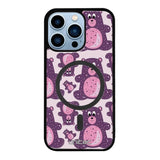 iPhone 13 Pro Max suojakuoret - Purple Teddy Bear