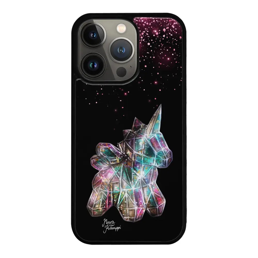 iPhone 13 Pro unicorn suojakuoret - Pinkki - Noora Kämppi - Ei