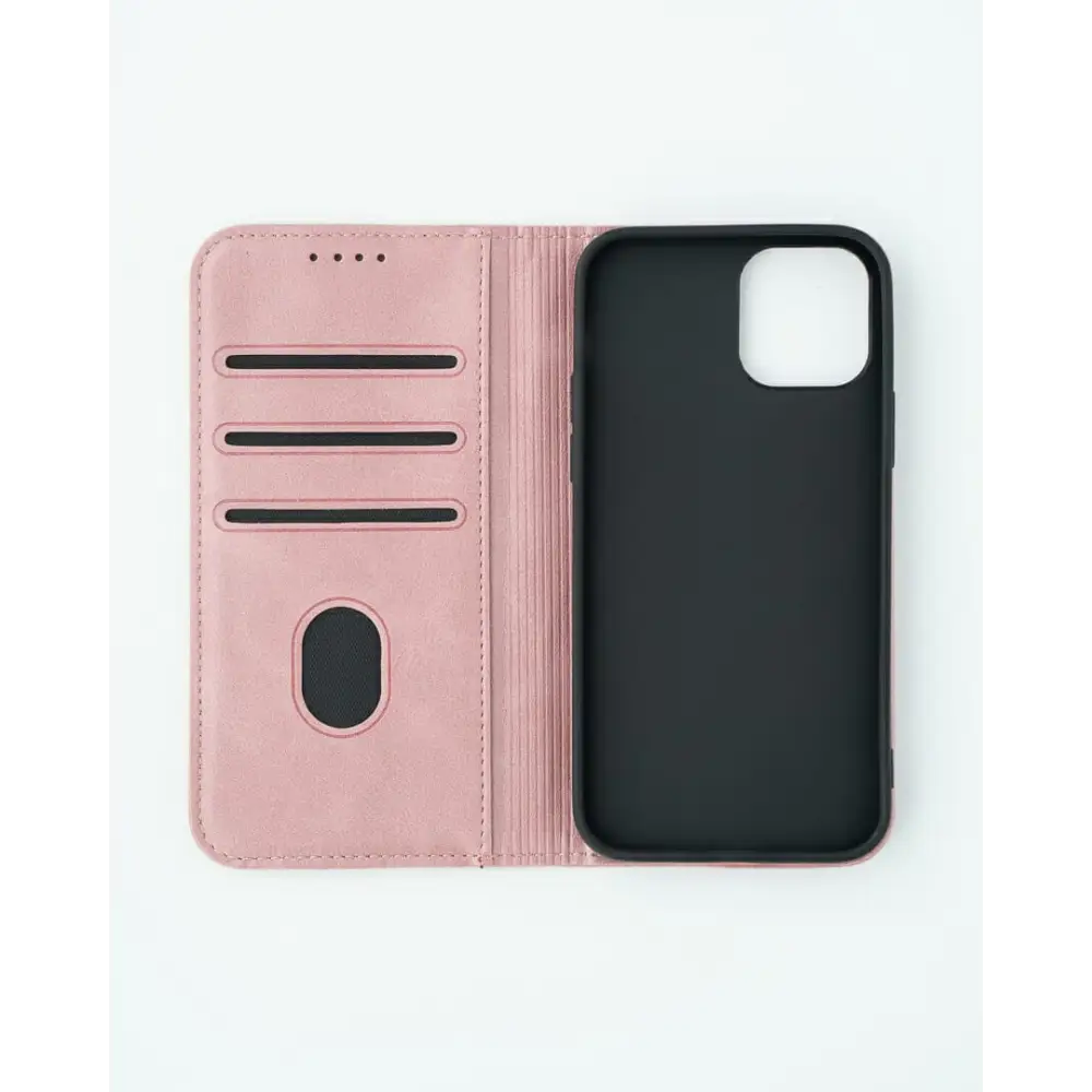 iPhone 13 Pro Unitec Lompakko Suojakotelo - Ruusukulta