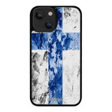 iPhone 13 suojakuoret - Painted Finnish Flag - Ei