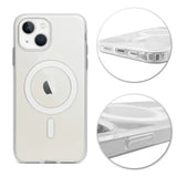 iPhone 14 MagSafe suojakuori - Läpinäkyvä