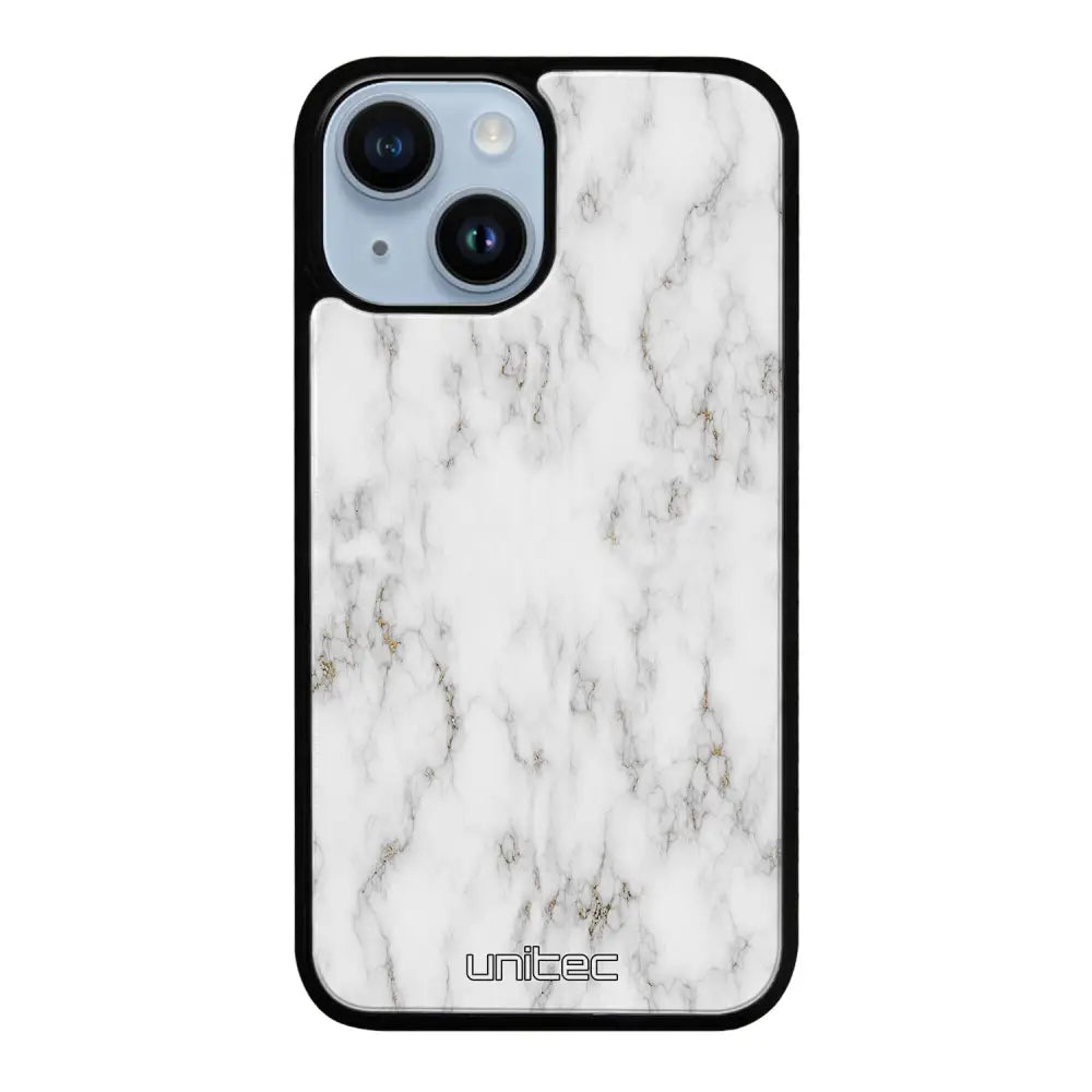 iPhone 14 marmori suojakuoret - White Marble - Ei
