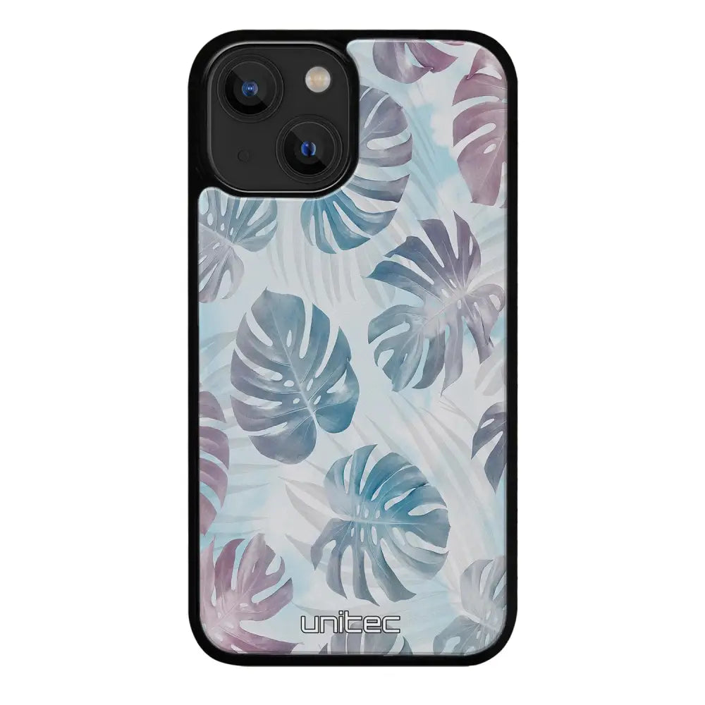 iPhone 14 Plus kukka suojakuoret - Monstera Texture - Ei