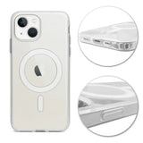 iPhone 14 Plus MagSafe suojakuori Läpinäkyvä