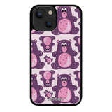 iPhone 14 Plus suojakuoret - Purple Teddy Bear - Ei