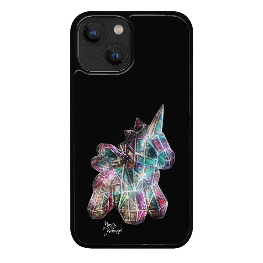 iPhone 14 Plus unicorn suojakuoret - Musta - Noora Kämppi - Ei
