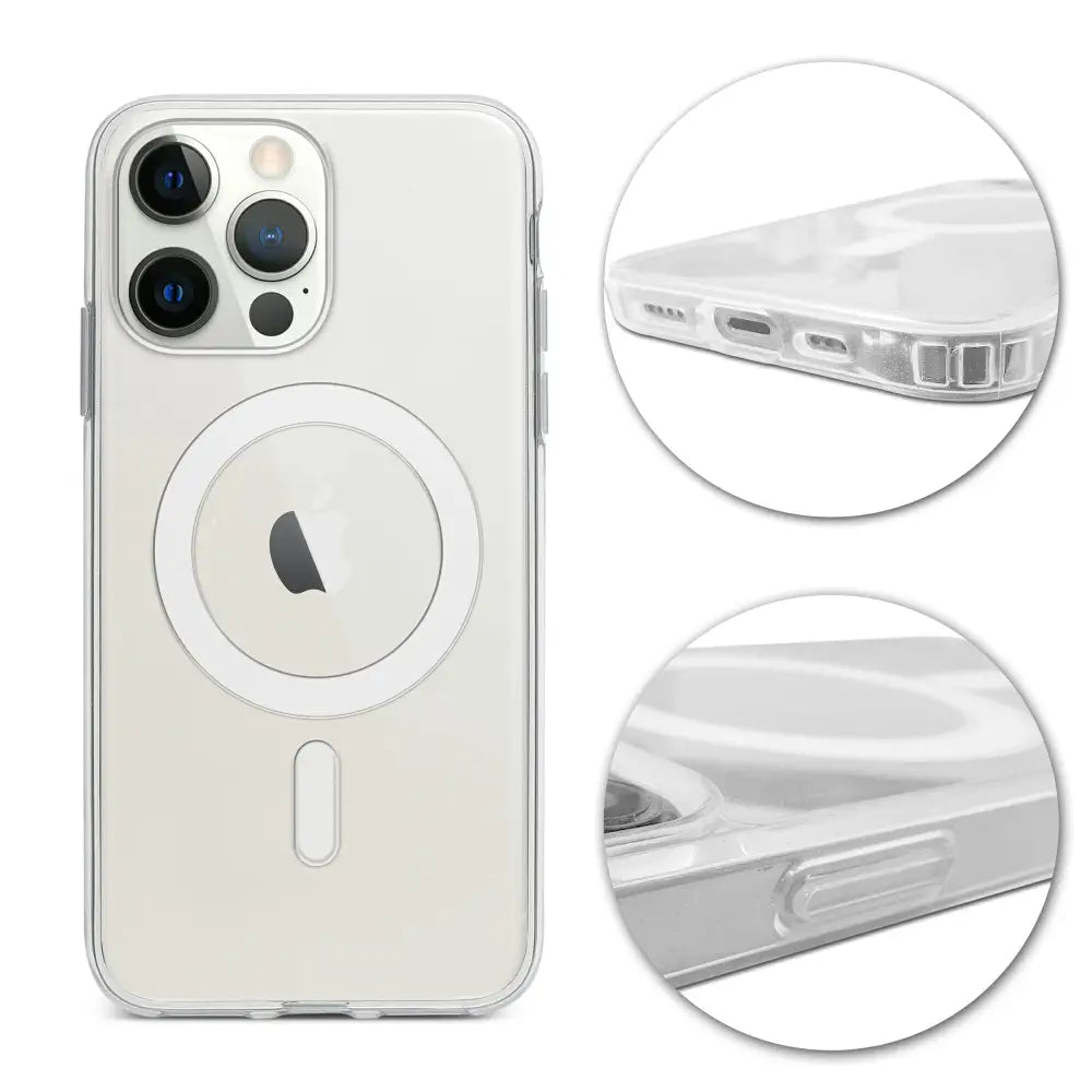 iPhone 14 Pro MagSafe suojakuori - Läpinäkyvä