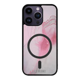iPhone 14 Pro marmori suojakuoret - Pink Pok Rie