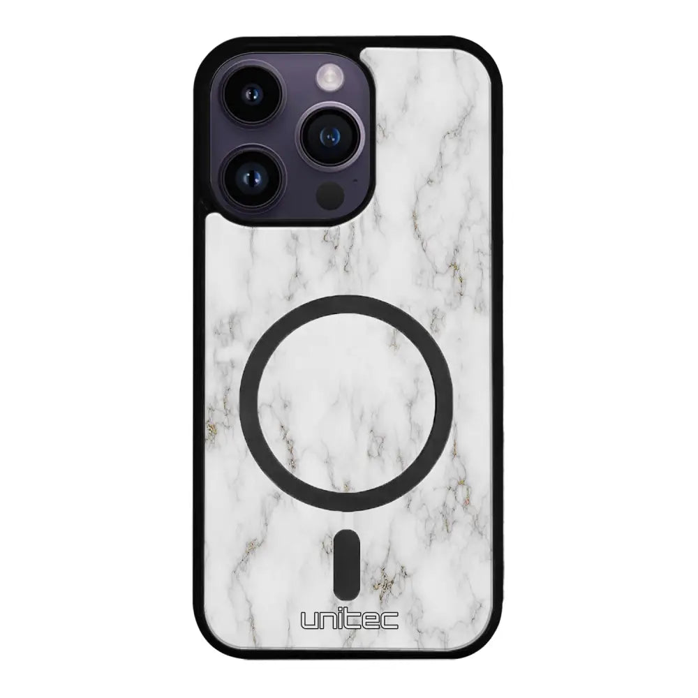 iPhone 14 Pro marmori suojakuoret - White Marble