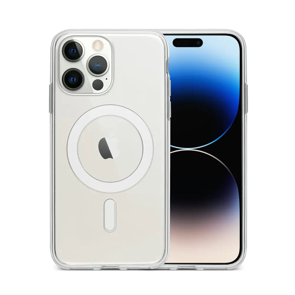 iPhone 14 Pro Max MagSafe suojakuori - Läpinäkyvä