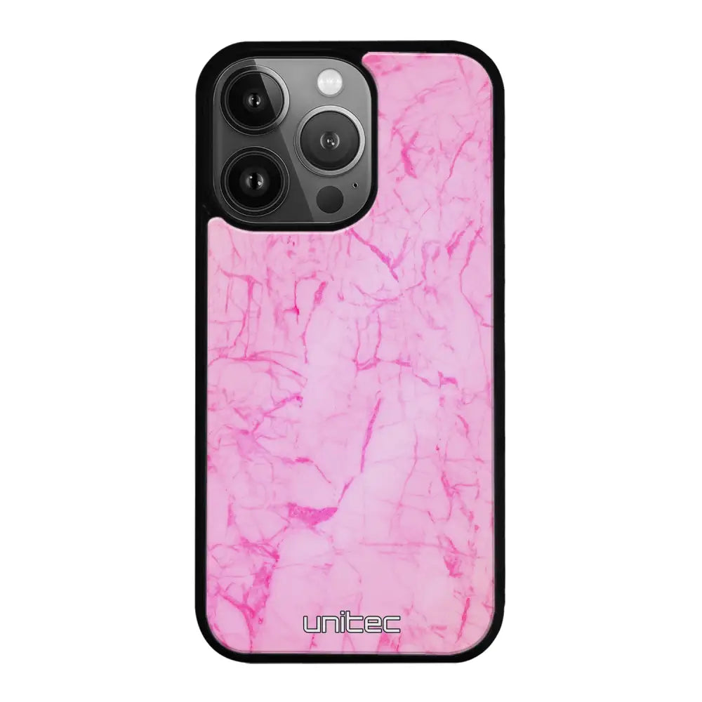 iPhone 14 Pro Max marmori suojakuoret - Light Pink Marble - Ei