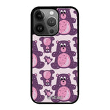 iPhone 14 Pro Max suojakuoret - Purple Teddy Bear - Ei