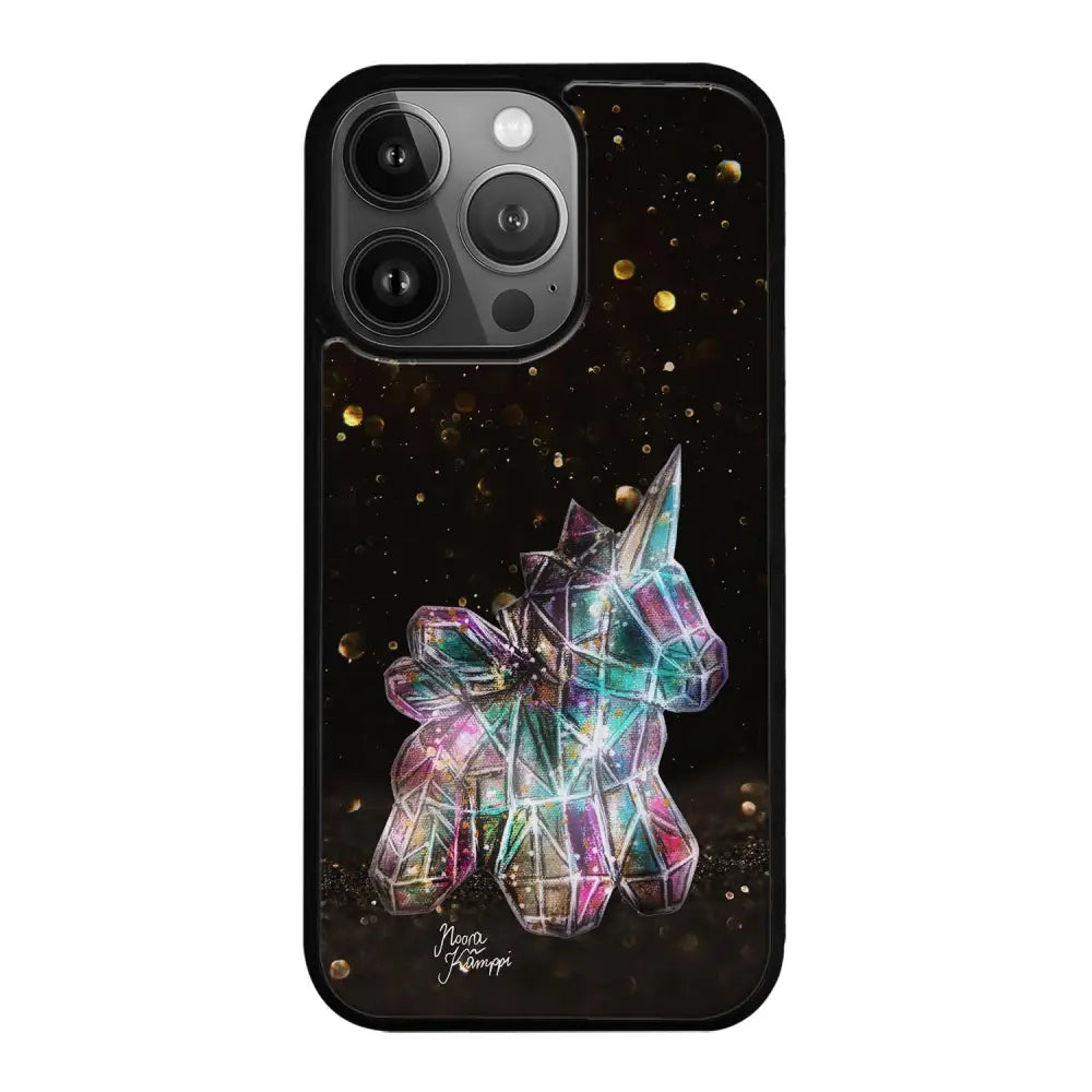 iPhone 14 Pro Max unicorn suojakuoret - Kulta - Noora Kämppi - Ei