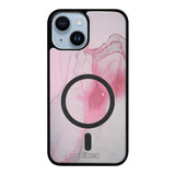 iPhone 15 marmori suojakuoret - Pink Pok Rie