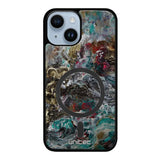 iPhone 15 modern art suojakuoret - Heart Knows - Noora Kämppi