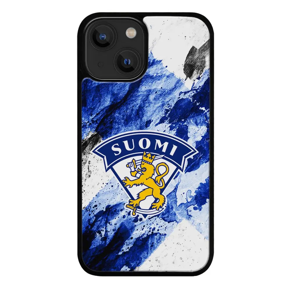 iPhone 15 Plus jääkiekko suojakuoret - Leijonat - Ei