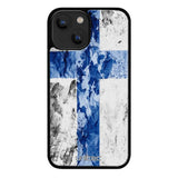 iPhone 15 Plus suojakuoret - Painted Finnish Flag - Ei