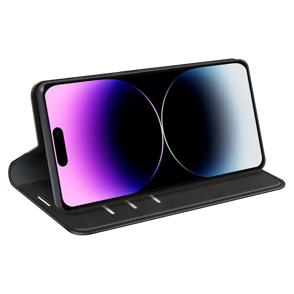 iPhone 15 Pro Lompakko Suojakotelo - Musta