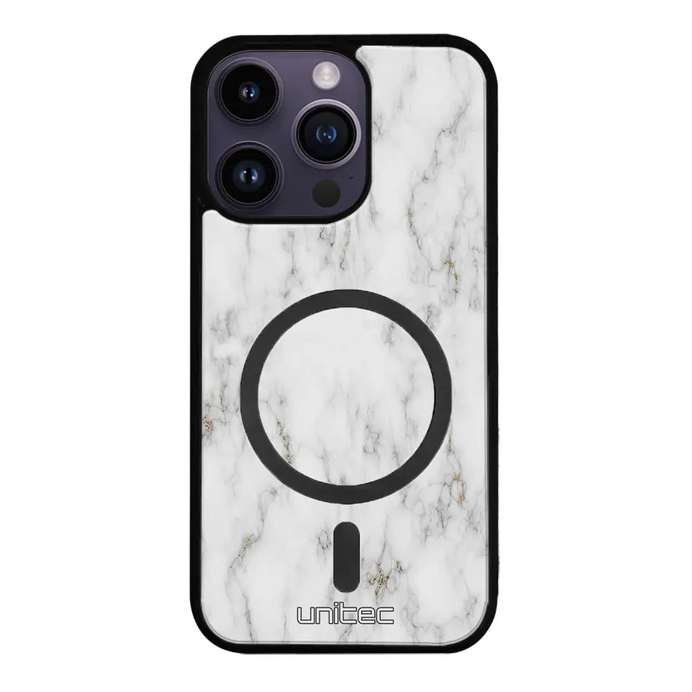 iPhone 15 Pro marmori suojakuoret - White Marble