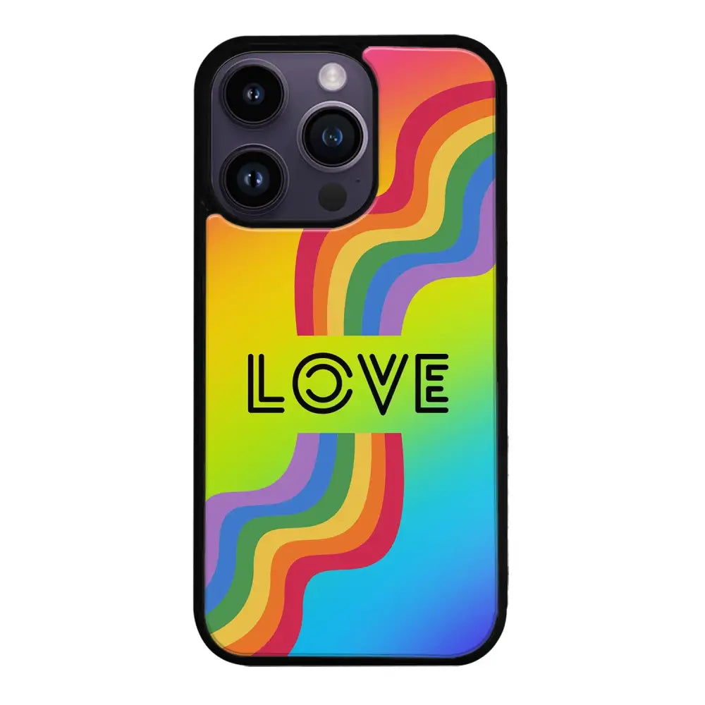iPhone 15 Pro pride suojakuoret - Love - Ei