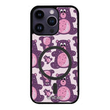iPhone 15 Pro suojakuoret - Purple Teddy Bear