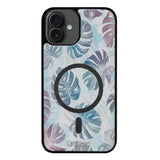 iPhone 16 kukka suojakuoret - Monstera Texture