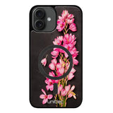 iPhone 16 kukka suojakuoret - Pink Flowers