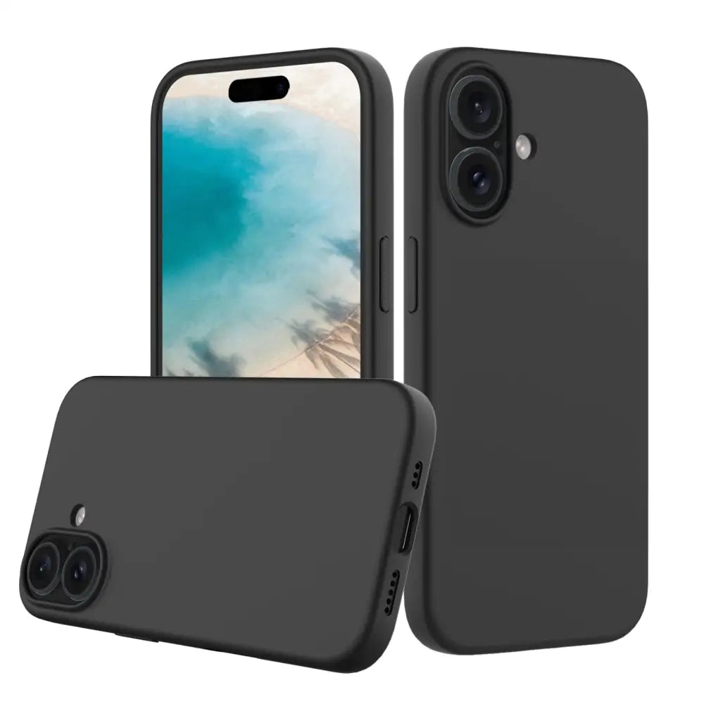 Matte musta MagSafe suojakuori iPhone 16: suojaa ja kestävyys kameralle