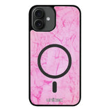 iPhone 16 marmori suojakuoret - Light Pink Marble