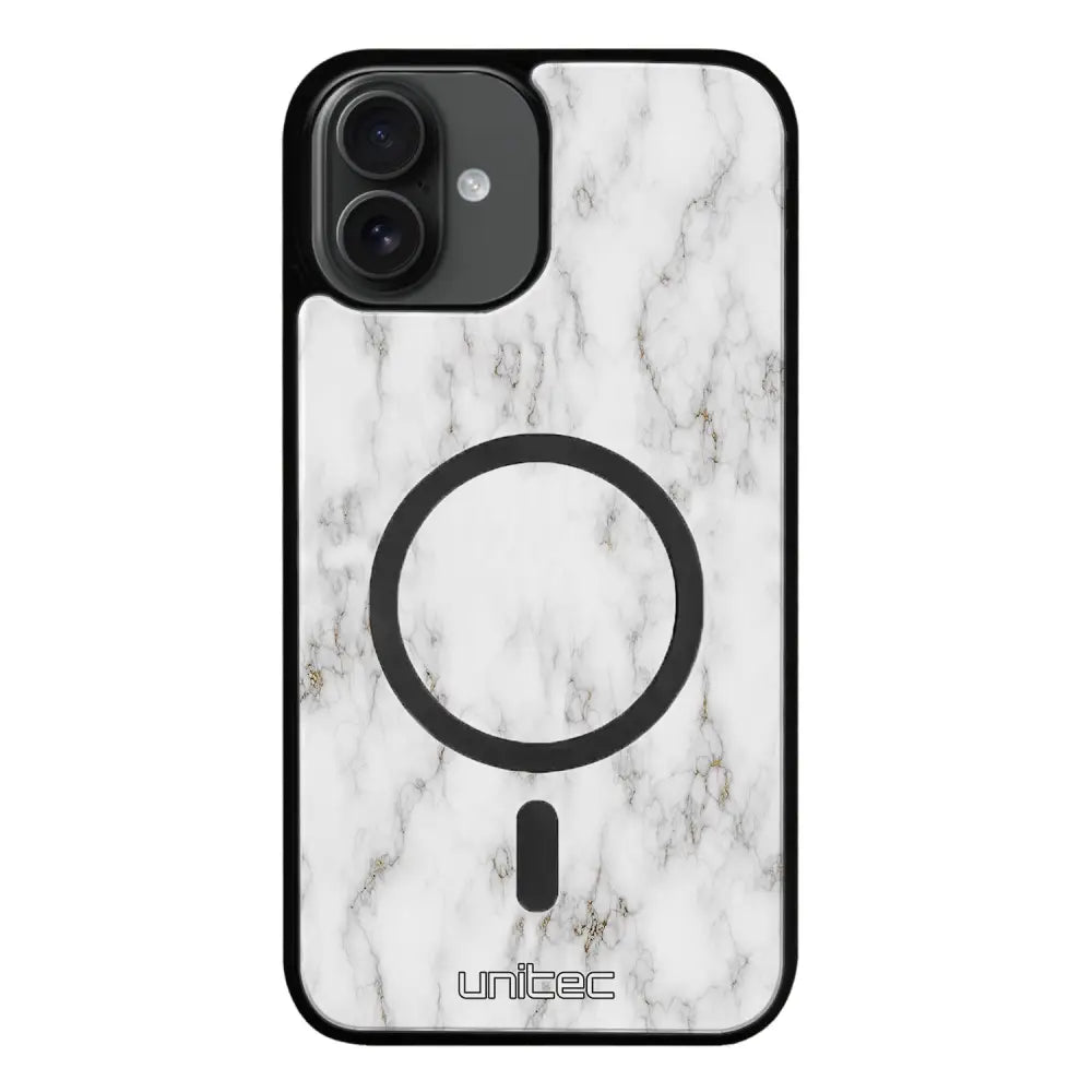iPhone 16 marmori suojakuoret - White Marble