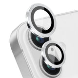 Kameran panssarilasi ringimäisillä suojilla iPhone 16 / iPhone 16 Plus -malleille