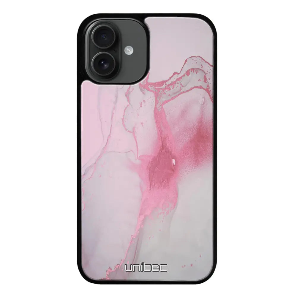 iPhone 16 Plus marmori suojakuoret - Pink Pok Rie - Ei