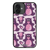 iPhone 16 Plus suojakuoret - Purple Teddy Bear - Ei