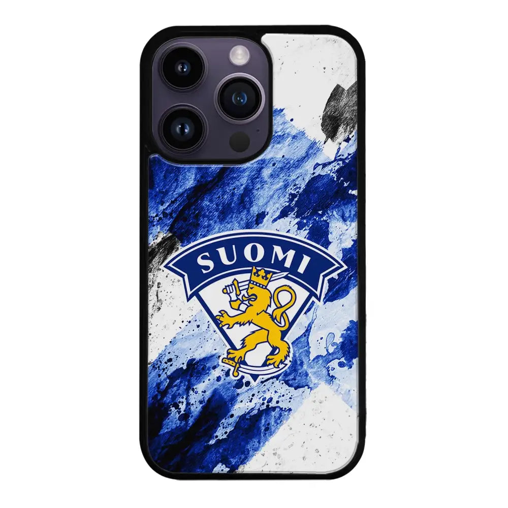 iPhone 16 Pro jääkiekko suojakuoret - Leijonat - Ei