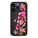 iPhone 16 Pro kukka suojakuoret - Pink Flowers