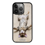 iPhone 16 Pro Max kissa suojakuoret - Relaxing Cat - Ei