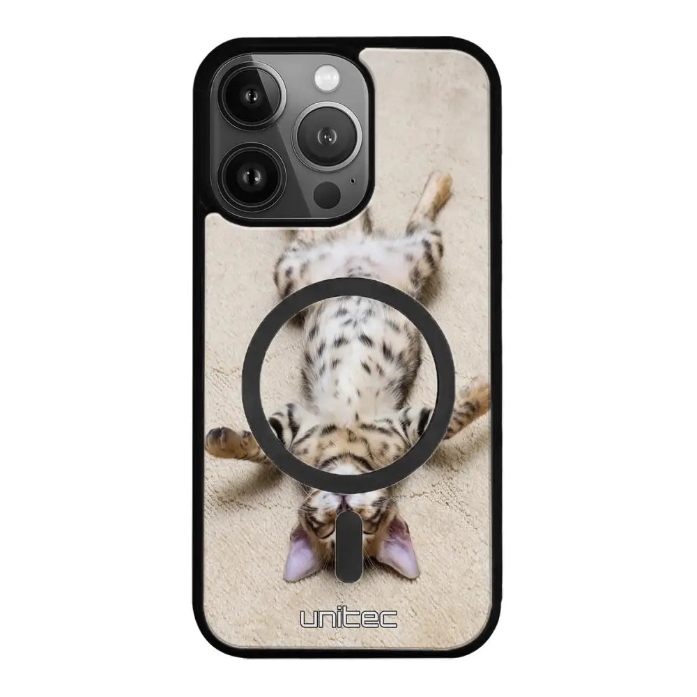 iPhone 16 Pro Max kissa suojakuoret - Relaxing Cat