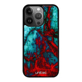 iPhone 16 Pro Max marmori suojakuoret - Blue Red Marble - Ei