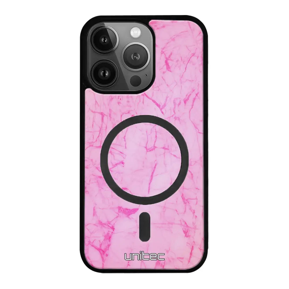 iPhone 16 Pro Max marmori suojakuoret - Light Pink Marble
