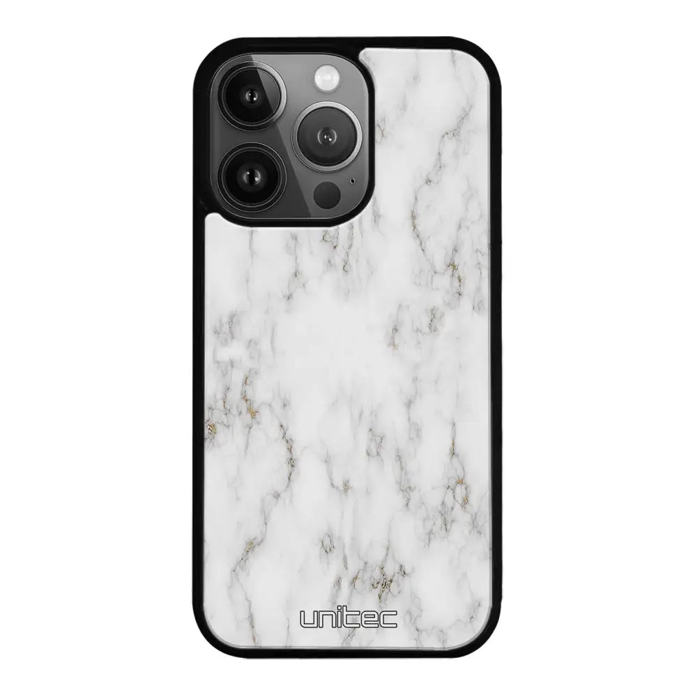 iPhone 16 Pro Max marmori suojakuoret - White Marble - Ei