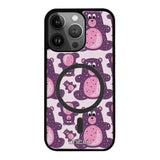 iPhone 16 Pro Max suojakuoret - Purple Teddy Bear