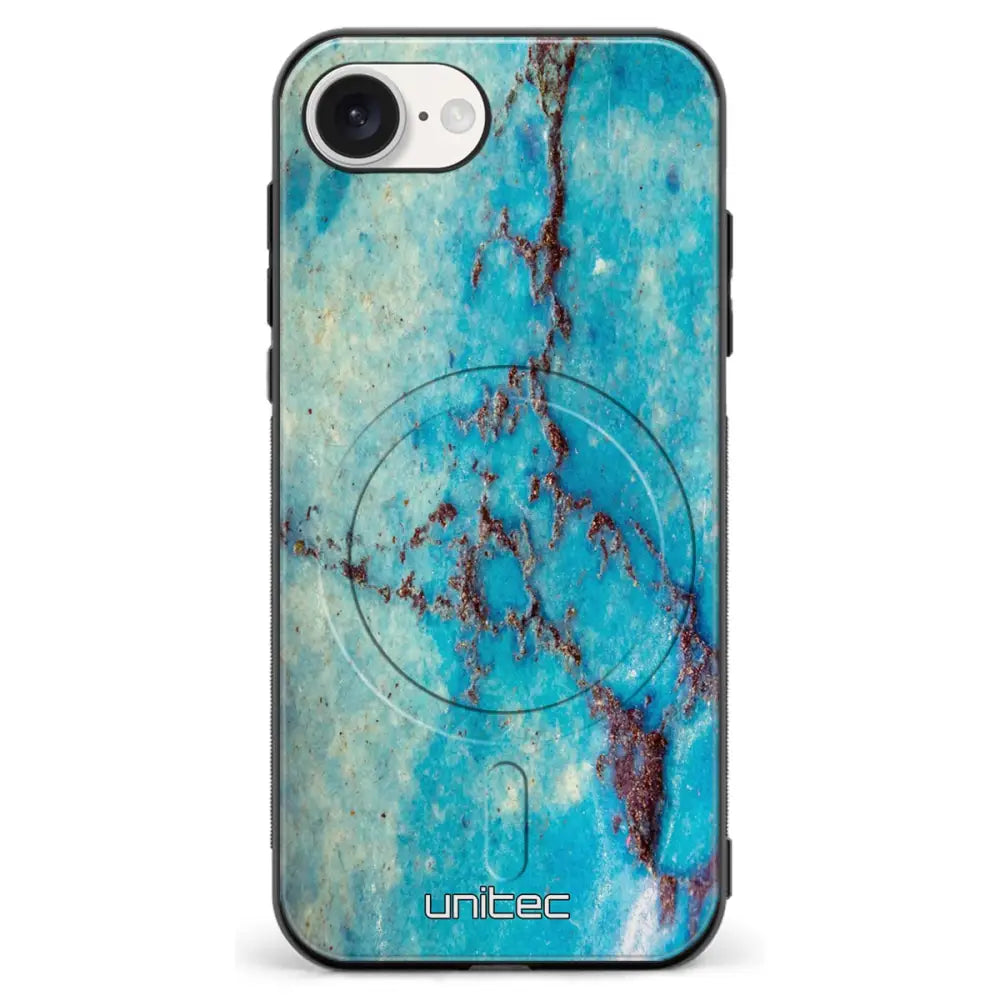 iPhone 16e marmori suojakuoret Turquoise Marble