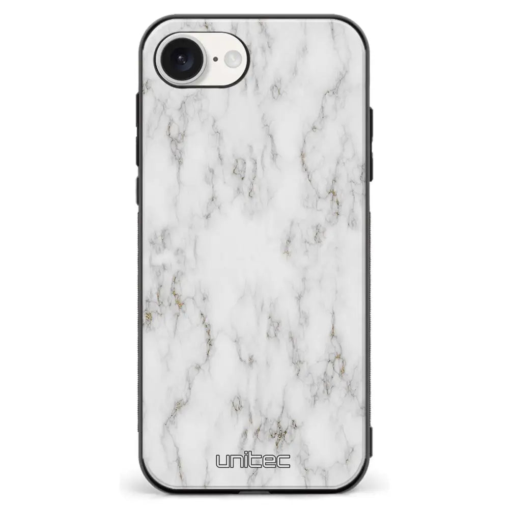 iPhone 16e marmori suojakuoret White Marble Ei