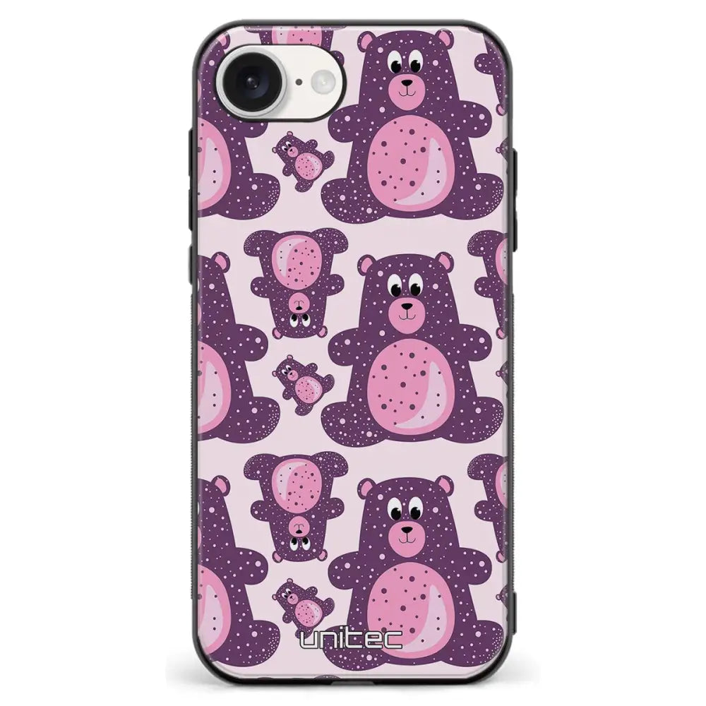 iPhone 16e suojakuoret Purple Teddy Bear Ei