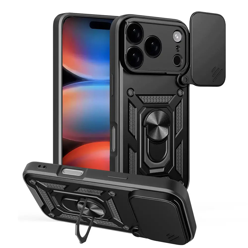 iPhone 17 Pro Armor suojakuori - Musta