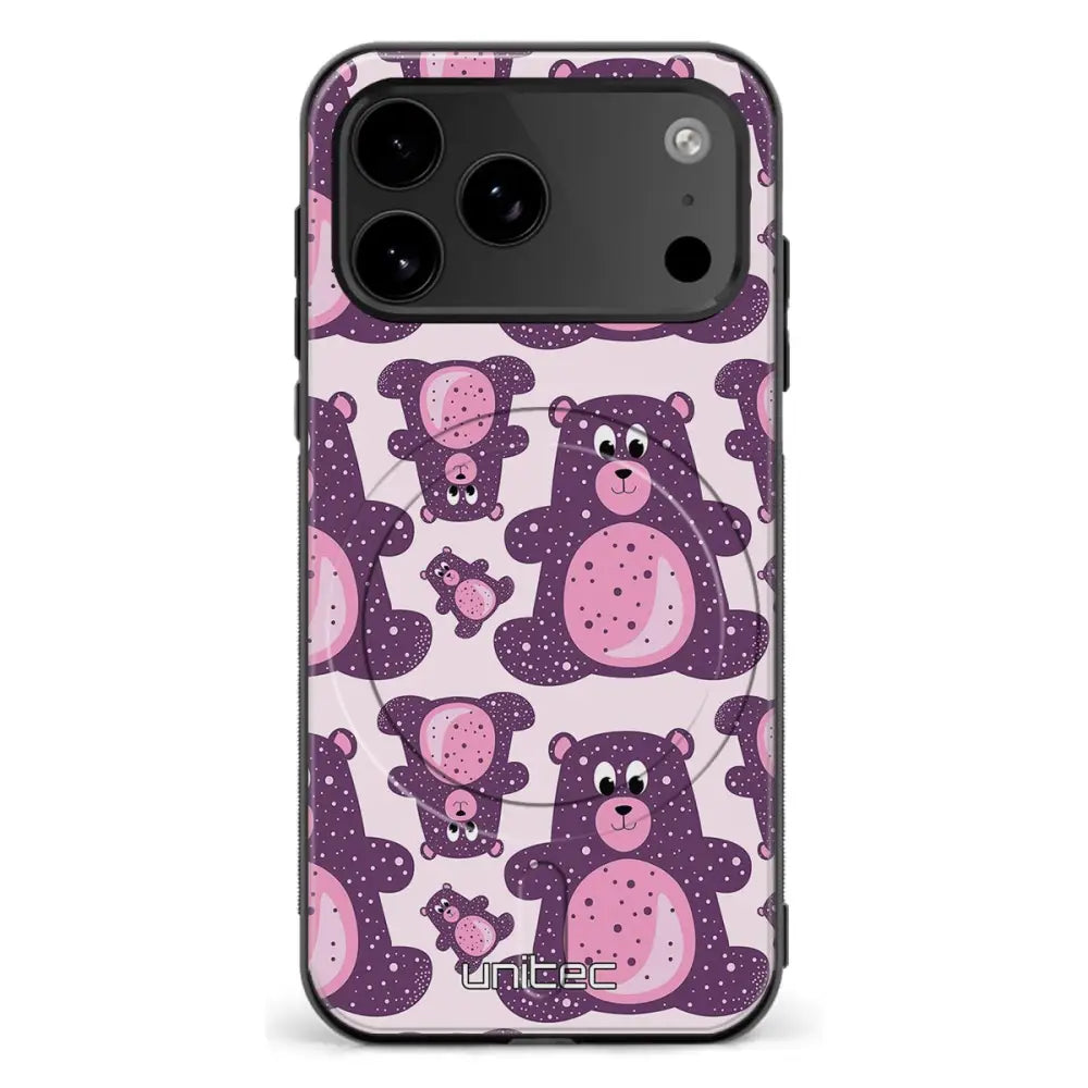 iPhone 17 Pro suojakuoret Purple Teddy Bear