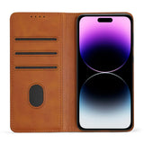 iPhone 14 Pro Max Unitec Lompakko Suojakotelo Ruskea