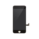 iPhone 7 Näyttö Musta - Pelti asennettuna