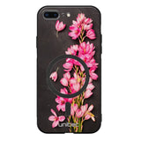 iPhone 7 Plus kukka suojakuoret - Pink Flowers