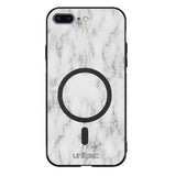iPhone 7 Plus marmori suojakuoret - White Marble